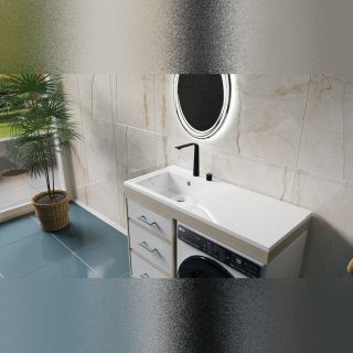 Раковина над стиральной машиной Maretti UM13SM36-844, белая